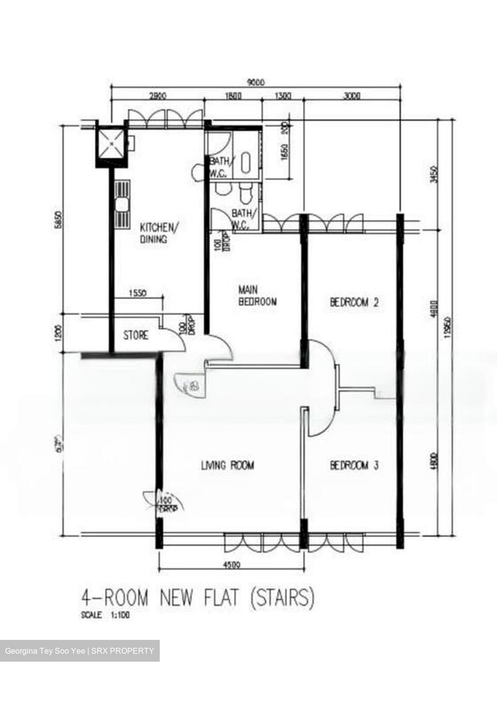 Blk 101 Hwi Yoh Court (Serangoon), HDB 4 Rooms #457651891